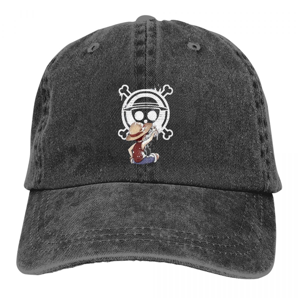 One Piece Anime Multicolor Hat Peaked Women s Cap Luffy Personalized Visor Protection Hats