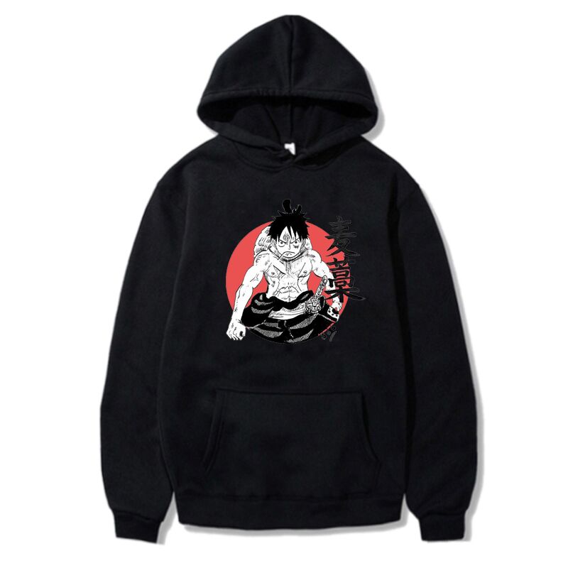 One Piece Pullover Zwanglos Ruffy Hoodie
