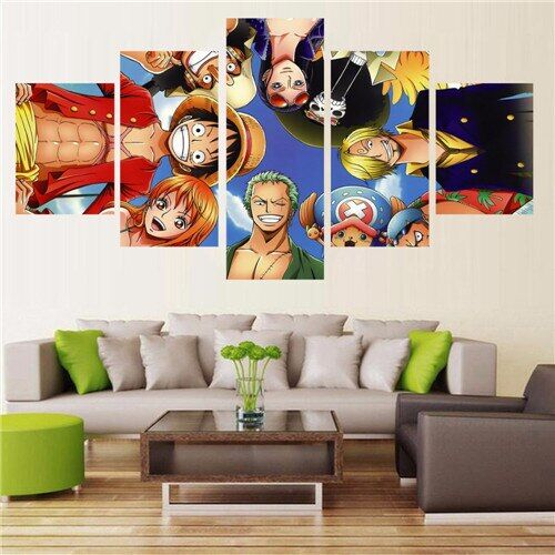 One Piece Leinwand Mugiwara Team