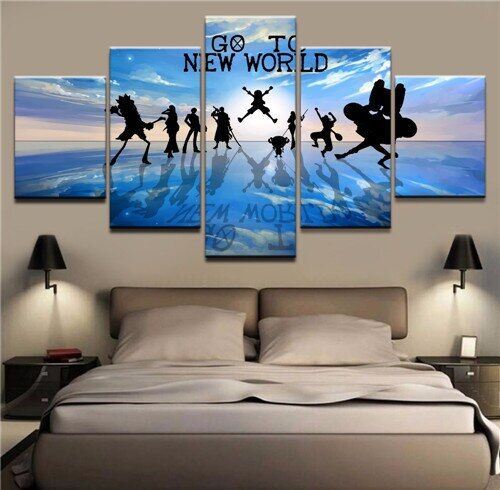 One Piece Leinwand Neue Welt