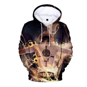 One Piece Hoodie Ace D. Puma