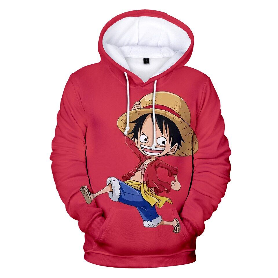 One Piece Hoodie Luffy Strohhut