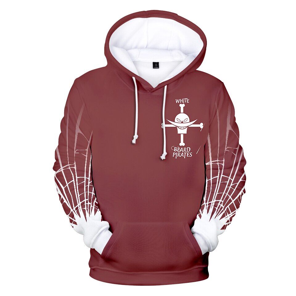 One Piece Hoodie Edward Jolly Roger