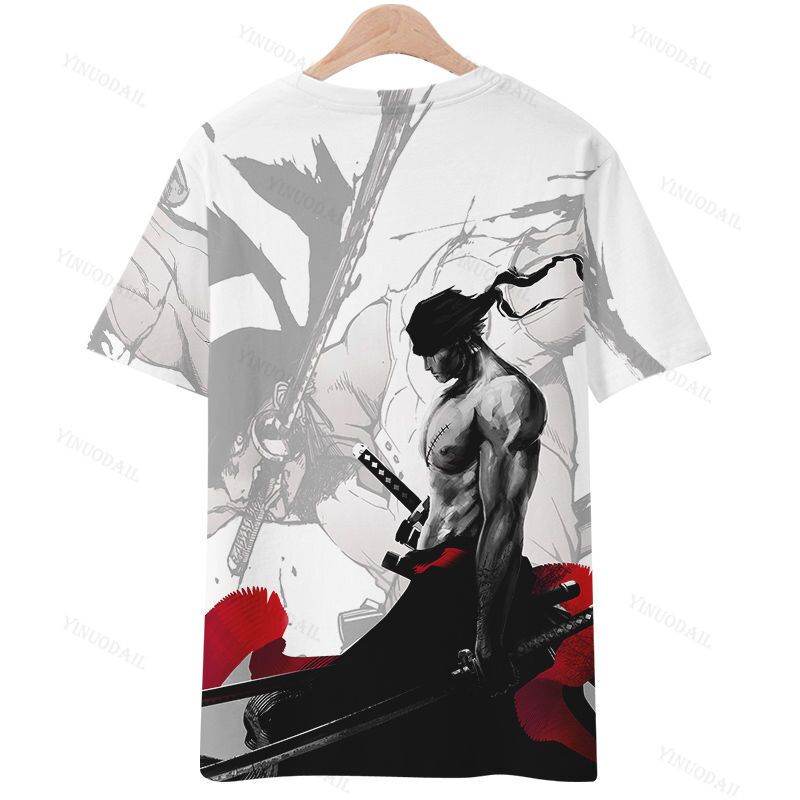 Ein st ck sommer t shirt roronoa zoro affe d Ruffy T Shirts bergro e Cosplay 2