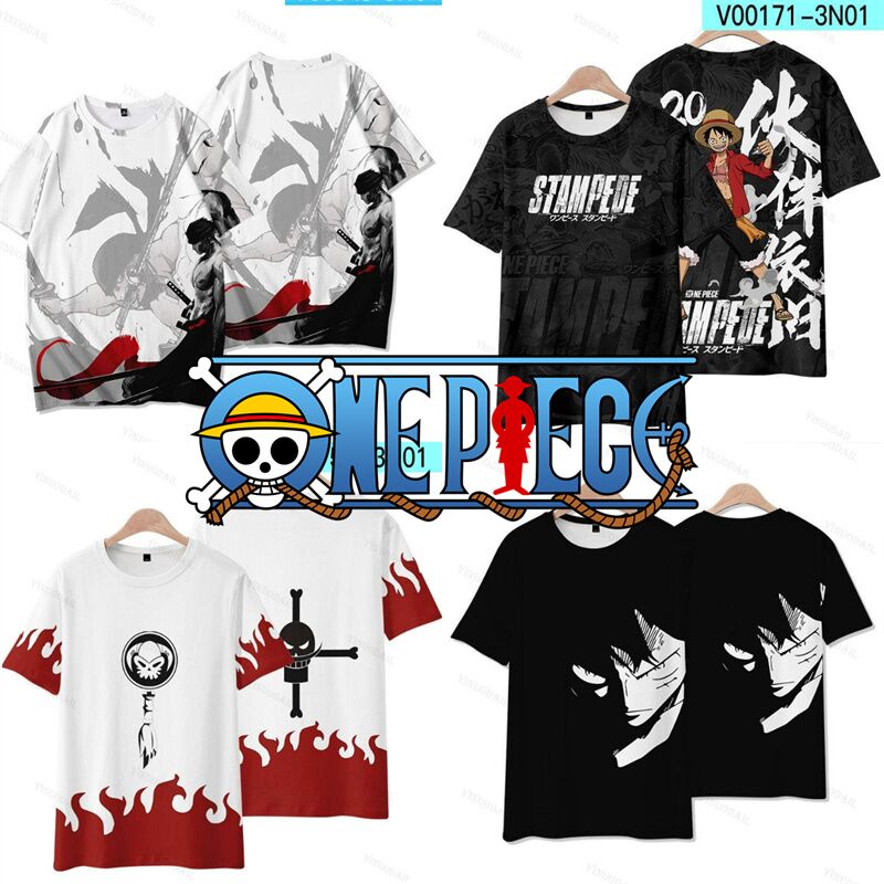 Ein st ck sommer t shirt roronoa zoro affe d Ruffy T Shirts bergro e Cosplay