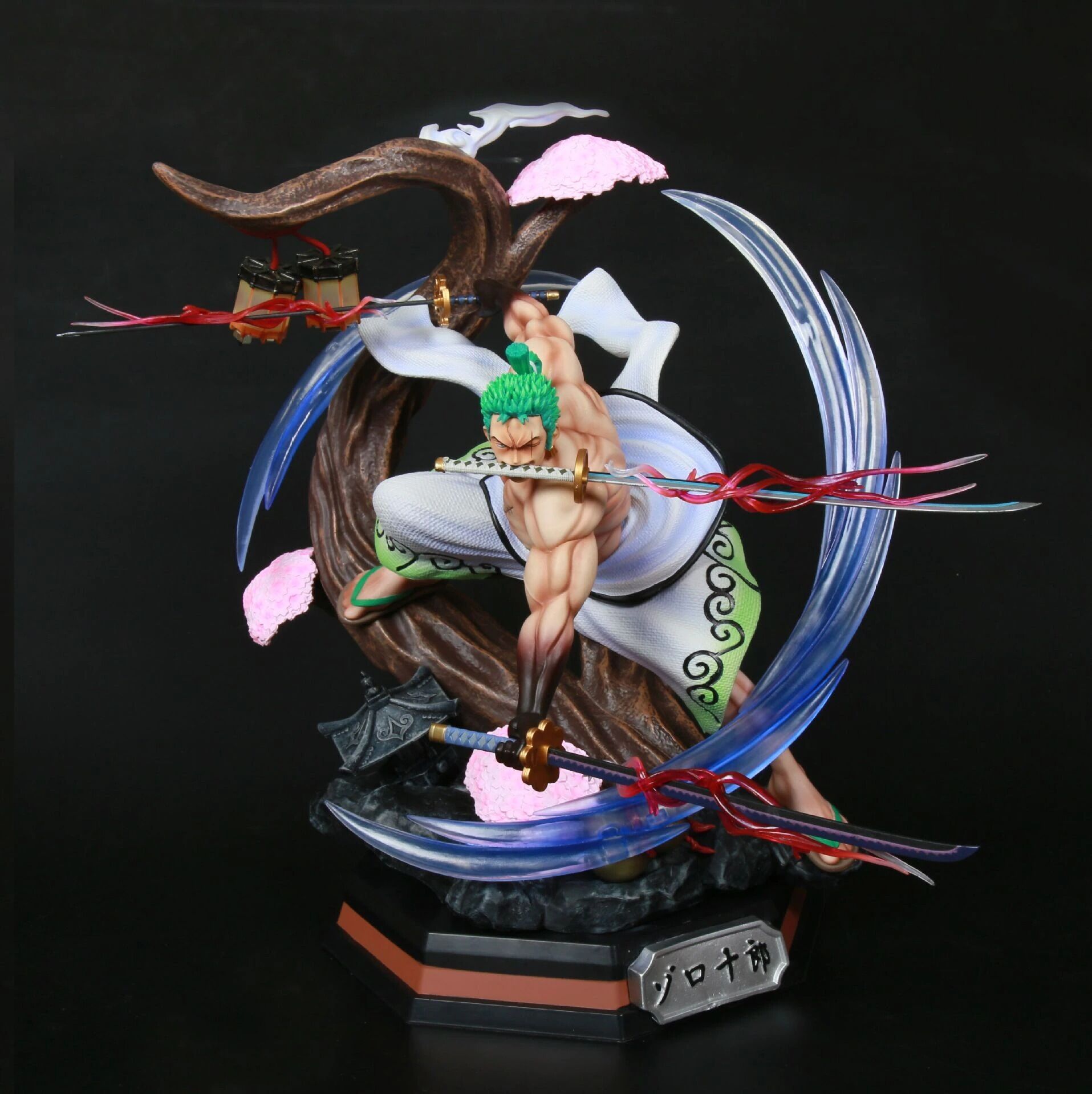 statue de combat gk roronoa zoro 26 39 c description 4
